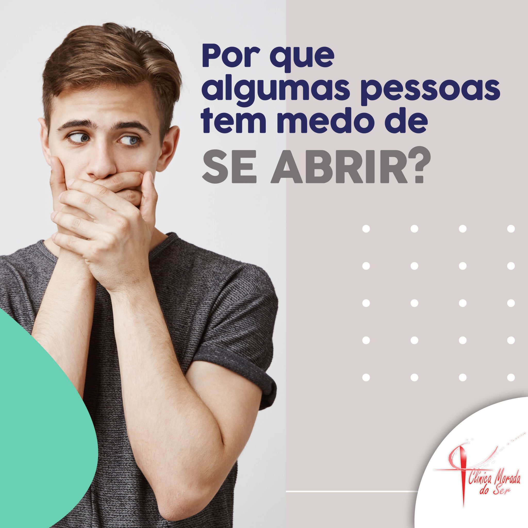 As pessoas tem medo de se abrir, porque? Clínica Morada do Ser